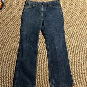Vintage 1970’s Orange Tab Levi’s Saddleman Bootcut Jeans